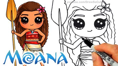 How to Draw Moana Disney Princess