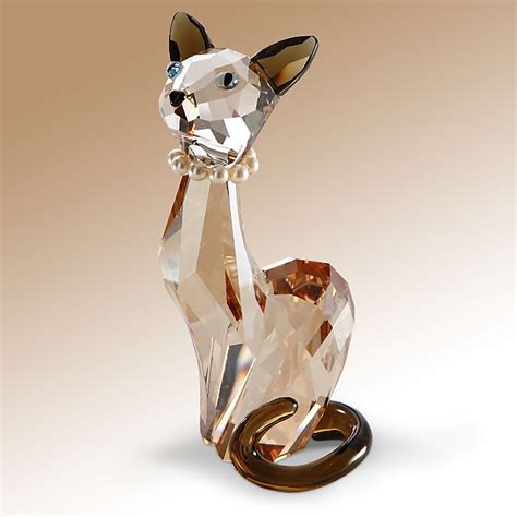 Swarovski Cat Crystal Art Glass Figurine by Lenox from Lenox ...