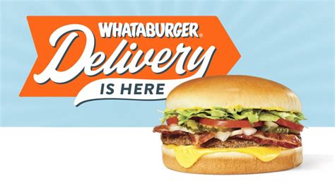 Whataburger Delivery is HERE!