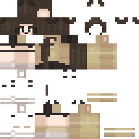 Cute Minecraft Skins Template