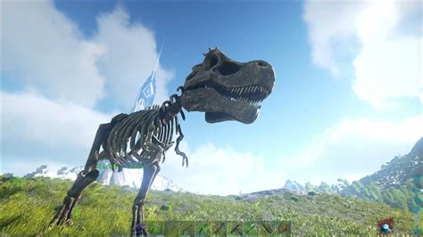 Skeletal rex and Ghost rex skin | ARK Survival Evolved 2021 - YouTube