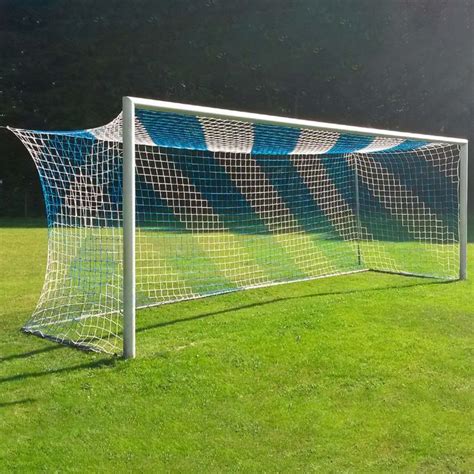 5mm Striped Box Soccer Nets [3 Colours] | Net World Sports