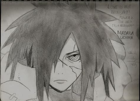 Madara Uchiha (Sketch) by DevaPain06 on DeviantArt