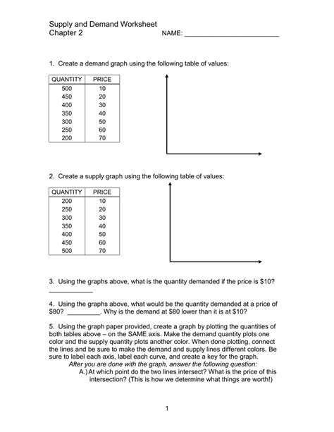 Supply Practice Worksheet Answers - Printable Word Searches