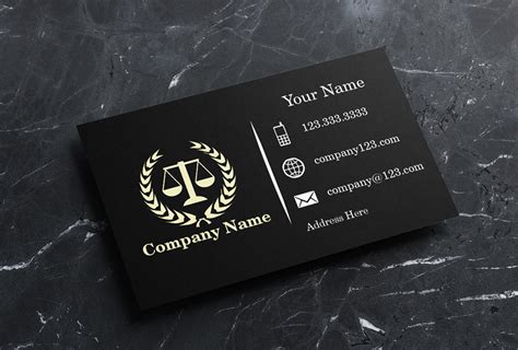 Attorney Business Cards | Free Template Designs | Custom Printing