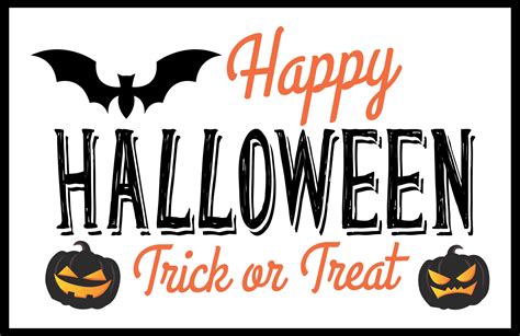 Happy Halloween Sign Free Printable