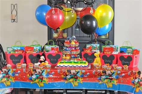 Pin by Char-Chris Young on Andrew Birthday Party | Mickey mouse ...