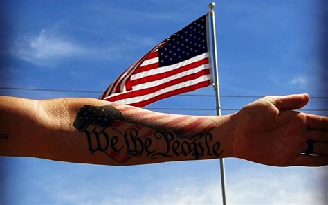 73 We The People Tattoo Designs To Show Your Freedom