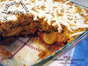 Italian Squash Casserole – Katherines Corner