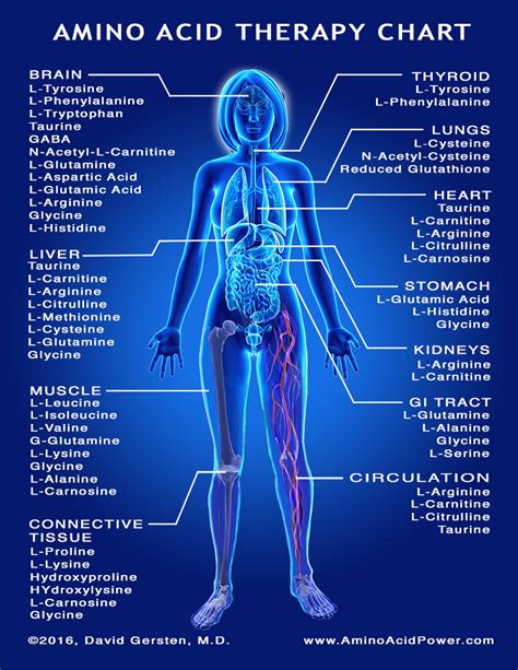 AMINO ACID THERAPY CHART