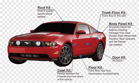 Car 2010 Ford Mustang Quarter panel Vehicle, Exterior Car Parts, car ...