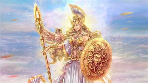 Athena the Goddess of War fantasy art Desktop HD Wallpaper F - EroFound