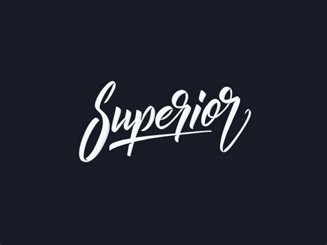 Superior Lettering Logo by Max Letters on Dribbble