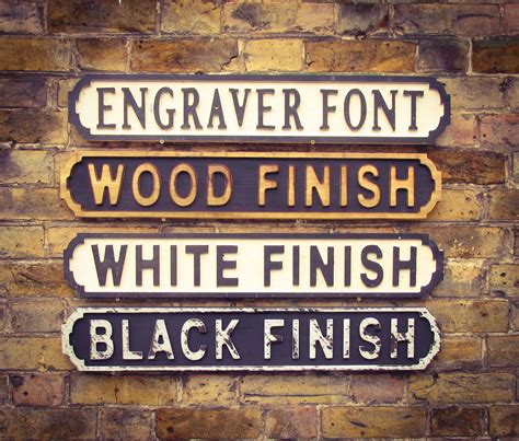 Personalised Vintage Street Signs | Retro Design UK Farmers Market ...