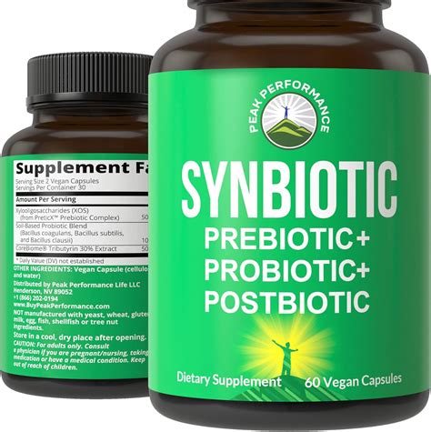 Buy Synbiotic = Prebiotic + Probiotic + Postbiotic 3-in-1 Supplement ...