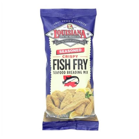 La Fish Fry Seasoned Crispy - Breading Mix - Case of 12 - 10 oz., Case ...