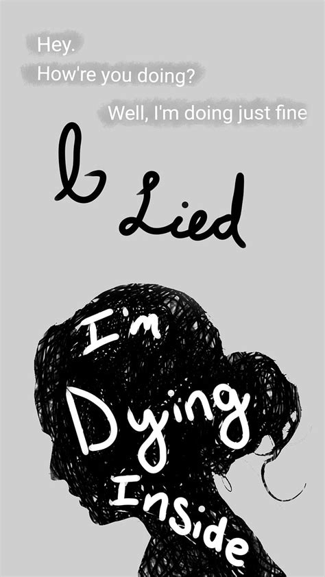 Dying inside, sad, song, gris, gray, lie, HD phone wallpaper | Peakpx