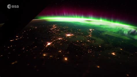 Aurora Borealis From Space Hd