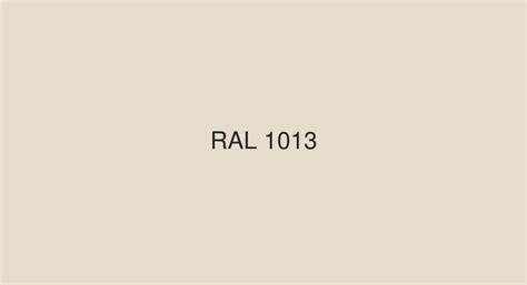 RAL Oyster white [RAL 1013] Color in RAL Classic chart