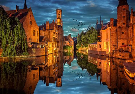 Bruges Night Photograph by Nick M - Pixels