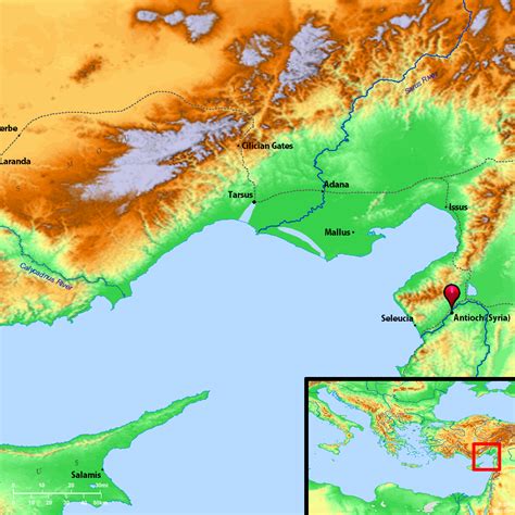 Bible Map: Syrian Antioch