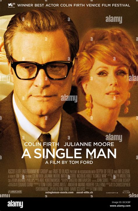 A SINGLE MAN (POSTER) (2009) COLIN FIRTH JULIANNE MOORE TOM FORD (DIR ...