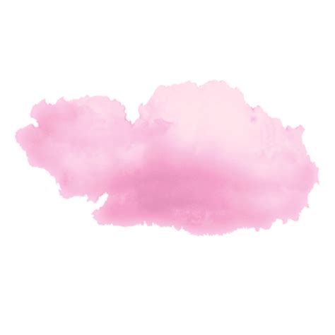 Nubes acuarela, Fondos acuarela, Nubes de color rosa