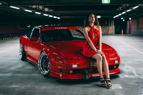 5760x1080px | free download | HD wallpaper: women model women with cars ...