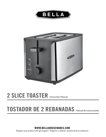 Bella 2 Slice Toaster Instruction manual | Manualzz