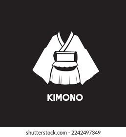 Kimono Logo Vector Art Ilustration Stock Vector (Royalty Free ...