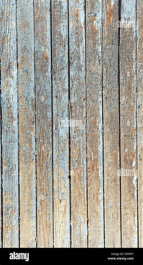 blue old painted wooden fence, naturally weathered Stock Photo - Alamy