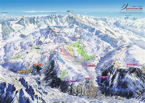 Alpe d'Huez Piste Map – Free downloadable ski piste maps.