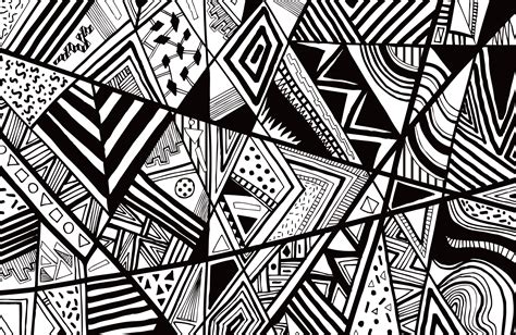 18 Black And White Abstract Designs Pattern Images - Black and White ...