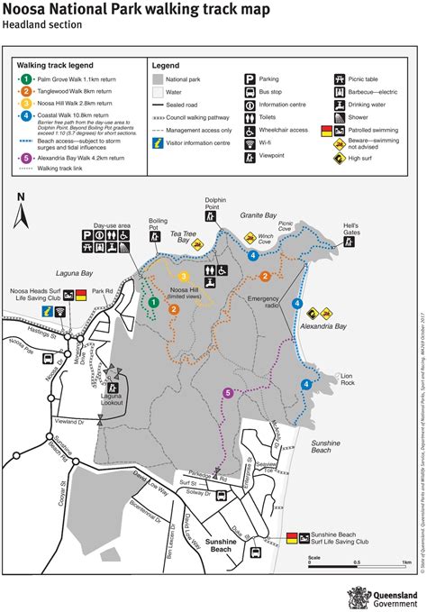 Noosa National Park map - Ontheworldmap.com