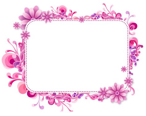 Pink Frame Border