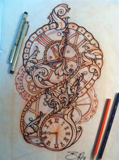 timepiece by sliceman424 on DeviantArt | Time piece tattoo, Steampunk ...