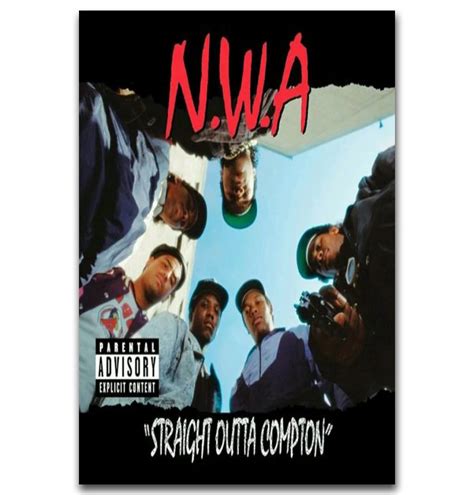 MQ974 NWA Rapper Stars Music Singer Group Hip Hop Cover Hot Art Poster ...