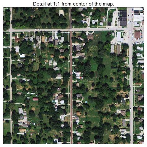 Aerial Photography Map of Tabor, IA Iowa