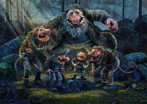 Norwegian Trolls By Ivar Rodningen Part 1 | Troll, Mythological ...