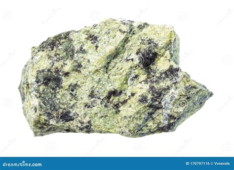 Serpentinite Rock Isolated Over White Stock Photography | CartoonDealer ...