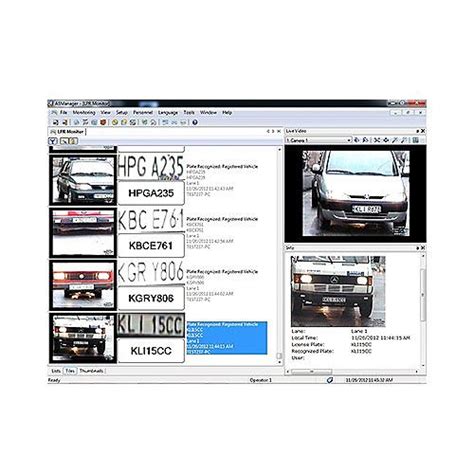 GeoVision GV-LPR 1-Lane License Plate Recognition Software