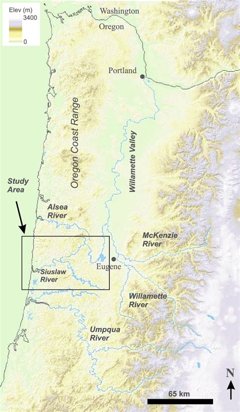 Coast Ranges Map