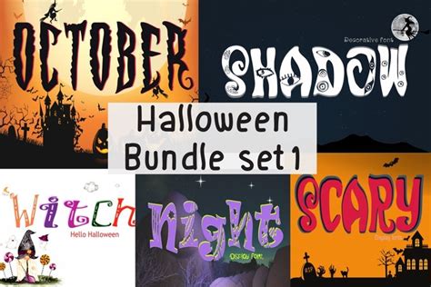 Halloween bundle set1