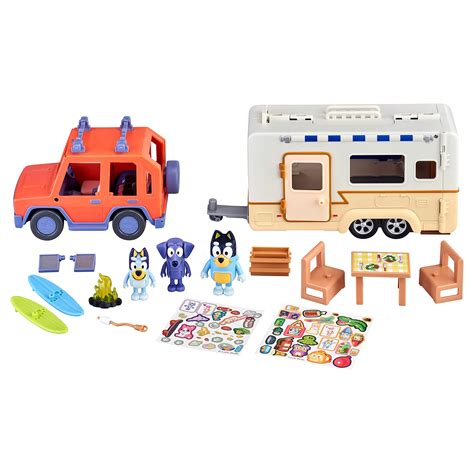 Buy Bluey Ultimate Caravan Adventures - Caravan Playset and Three 2.5-3 ...