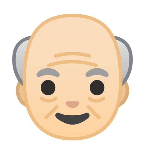 Old man light skin tone Icon | Noto Emoji People Faces Iconpack | Google