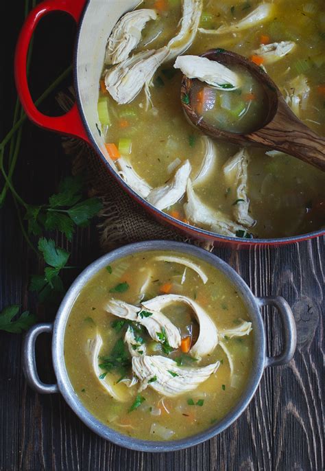 Leftover Turkey (or Chicken) Soup Recipe - Simply So Healthy