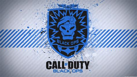 Call of Duty Black Ops HD Logo Wallpapers