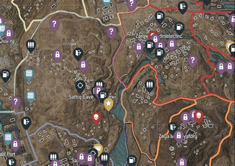 DMZ AL MAZRAH INTERACTIVE MAP - ALL LOCATIONS (SPAWN, POI, MISSION AND ...