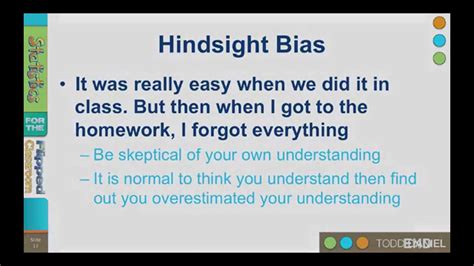 Hindsight bias psychology example - faqtews