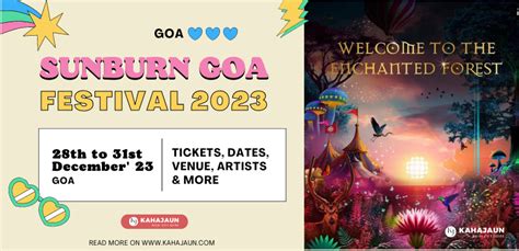 Sunburn Goa Festival 2023: Tickets, Dates, Venue, Artists | KahaJaun